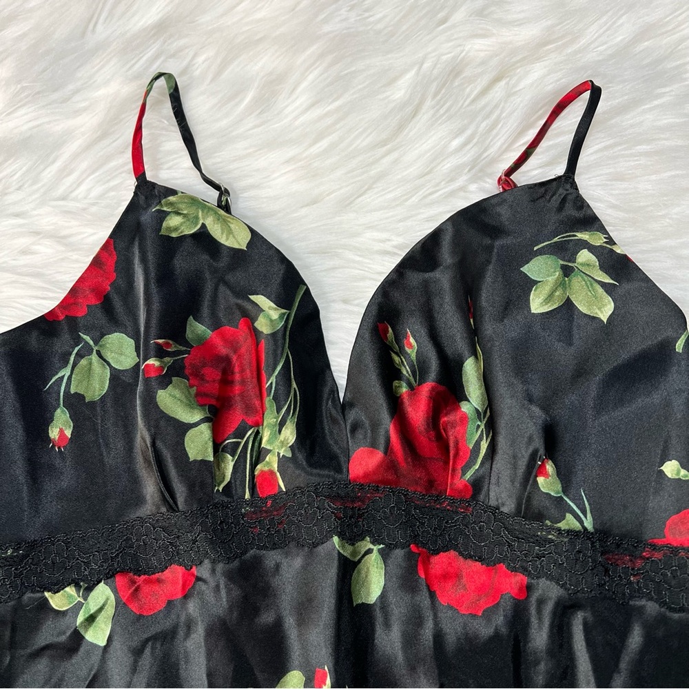 Vintage Floral Maxi Slip‎ Dress - Picture 3 of 12